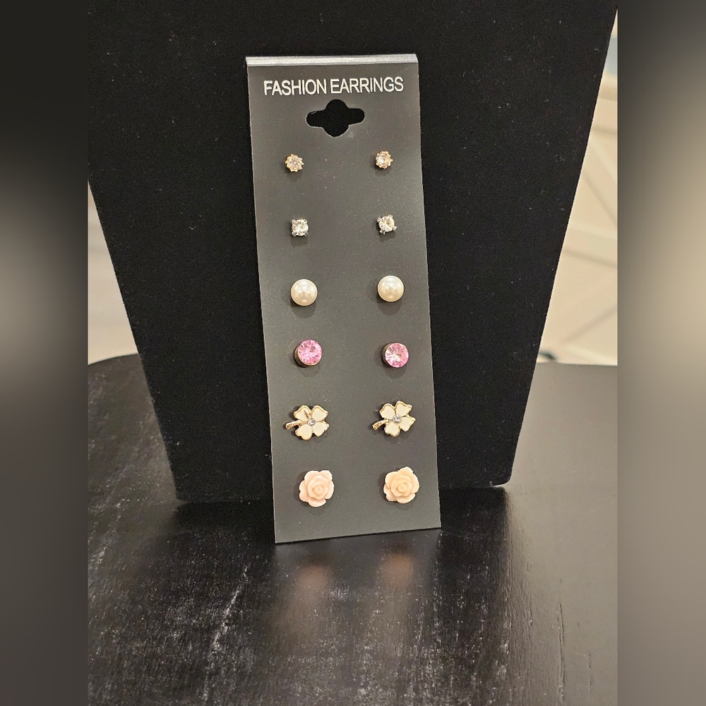 Earrings - 6 pair lot